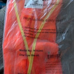 Orange Lightweight Safety Vests