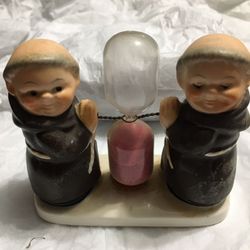 Vintage Goebel Double Friar Tuck Monk Egg Timer