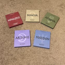 12 Olympian Gods Makeup Pallets