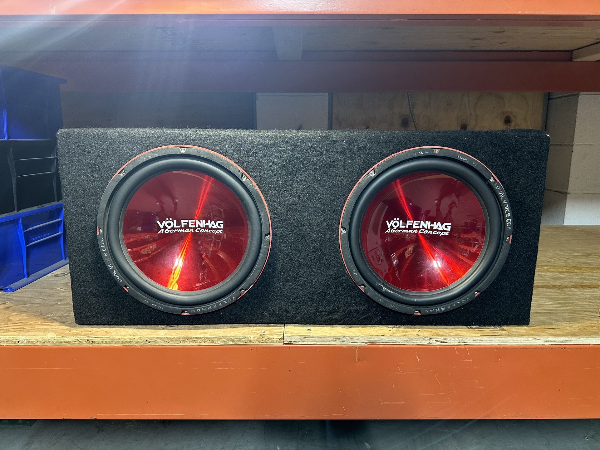 (2) Volfenhag 12" Sub Woofers In Box