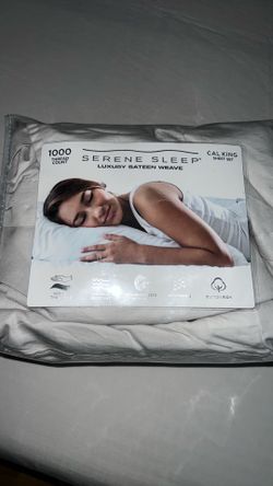 Cali king bedsheet and pillow cases