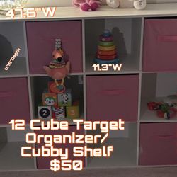 12 Cube Cubby Shelf From Target