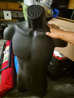 Hallow molded plastic torso