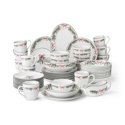 Member's Mark 53-Piece Porcelain Holiday Entertainer Set $99.99
