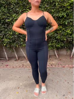 Nike Yoga Black Jumpsuit Size M