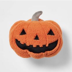Target Pumpkin Plush Cushion, New
