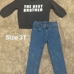 Toddler Boy Sweatshirt And Pant Bundle Size 3T