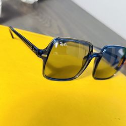 Blue Ray-bans Sunglasses 