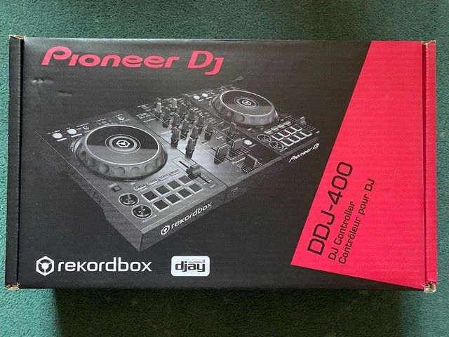 Black Pioneer Ddj 400 2 Channel Controller