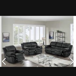 3pc Sofa Set Recliner 