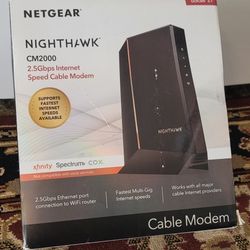 Netgear Nighthawk Cable Modem CM2000
