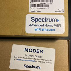 Spectrum Advanced Home Wi-Fi 6 Router With Modem