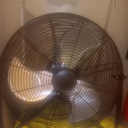 Mainstays Big  20 INCH 3 Speed High Velocity Tiltable Black Steel Floor Fan