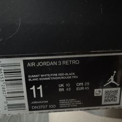 White Cement Jordan 3s