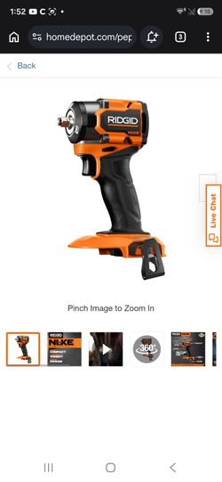 RIDGID NEXT GEN Cordless Impact Wrench