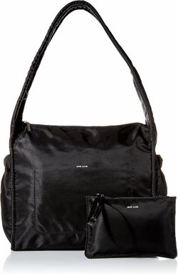 Anne Klein womens Soft Nylon Shoulder Hobo