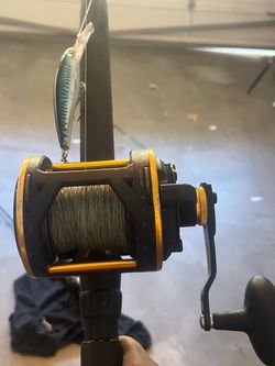 The PENN Squall II Lever Drag Combo in the 50 size and penn fierce iv 5000