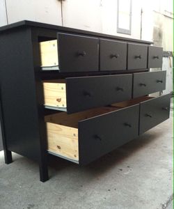 IKEA Black dresser. Great Condition!! 👍 (( Tall 38" Long 63" Deep 19.5"))