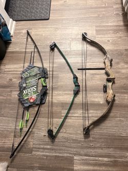 Archery Bundle – Bear Compound Bow, Lil’ Sioux Youth Bow & More – $100 OBO
