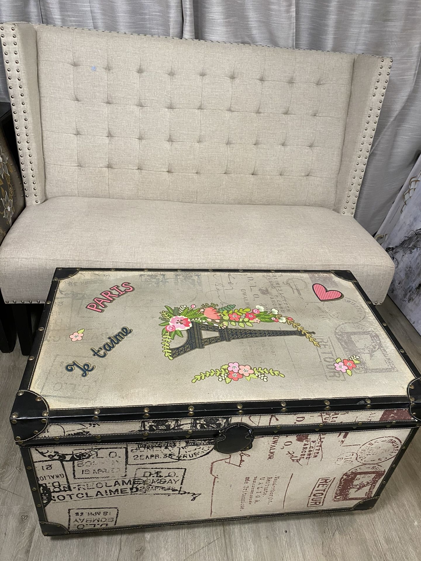 Very Gorgeous Sofa And Ottoman storage