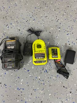RYOBI CHARGERS