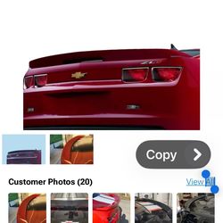 CAMARO 2010-2015 back spoiler BRAND NEW Original GM parts Red