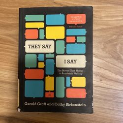 They Say I Say