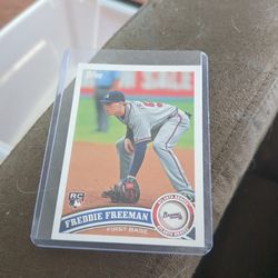 Freddie Freeman rookie card