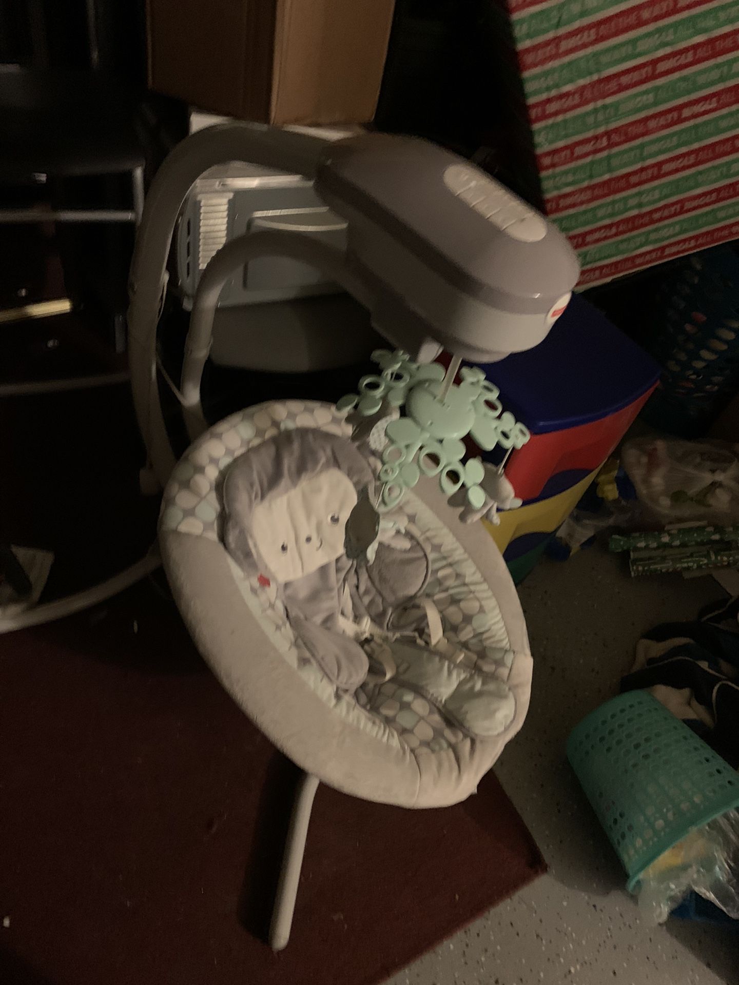 Baby Swing with vibrating seat. Fisher price