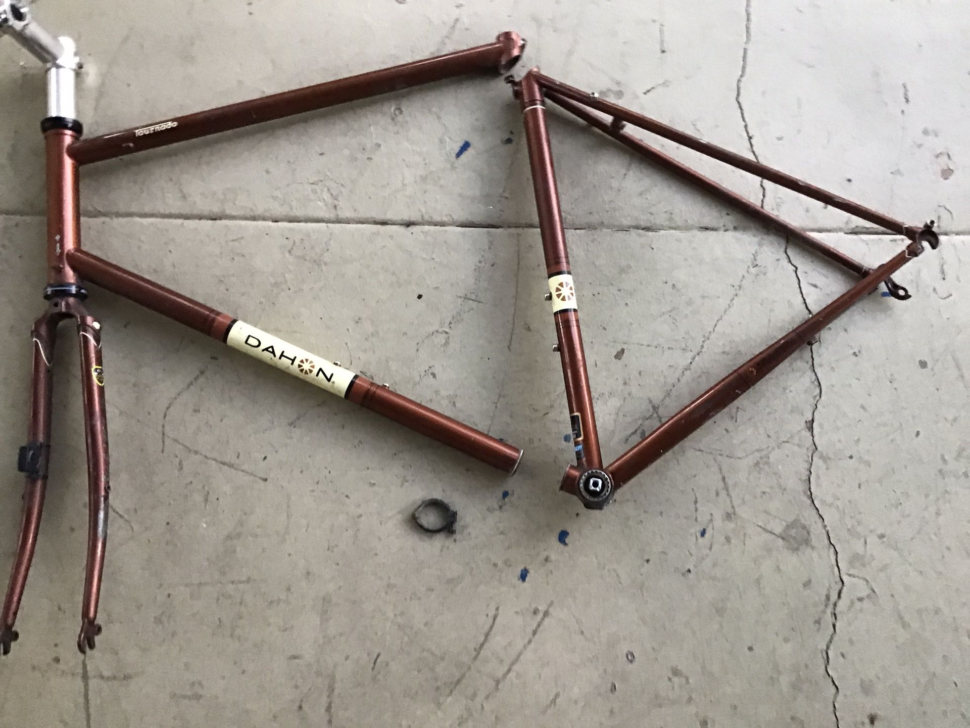RITCHEY BREAK AWAY road Bike Touring Frame With Pannier Mounts (Dahon Logo “Tournado” Model)