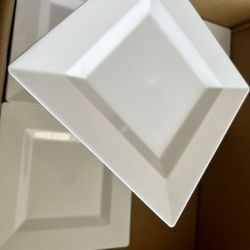 Small Disposable White Plates 
