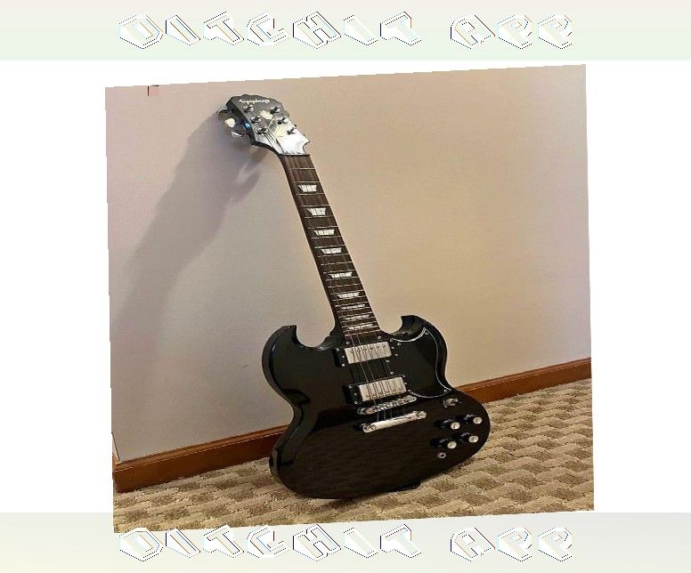 on television Electric Guitar Rock Out with Elite Sound Performance