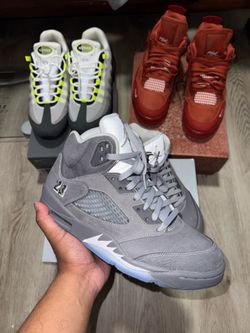 Jordan wolf grey 5 size 10