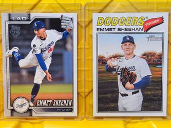 Emmet Sheehan Topps Baseball Card Set