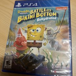 SpongeBob SquarePants Battle for Bikini Bottom Rehydrated PS4 Video Game