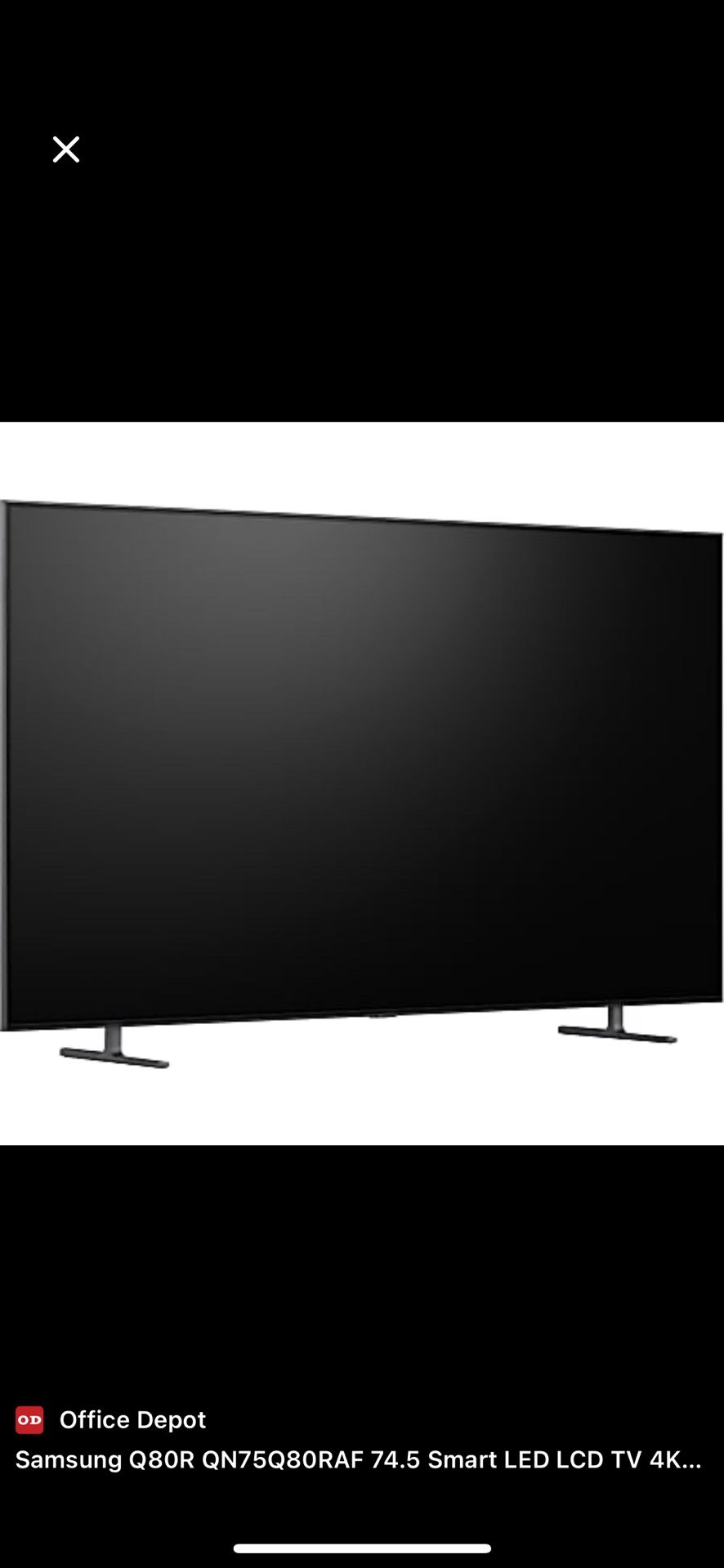 Samsung T.V. 2019 QLED 