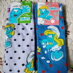 ONE Size Smurfette Sock Bundle
