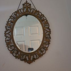 Antique Hanging Wall Mirror 