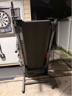 Welslo space saver treadmill