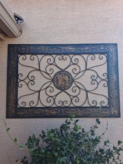 Large Embossed Wall Art