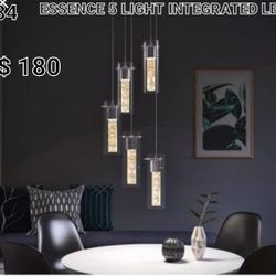 New Artika Essence 5 Light Integrated Led Pendant 