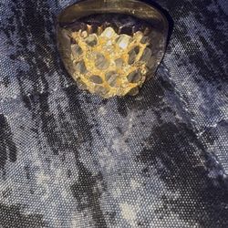 gold nugget Ring size 10