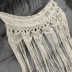 Large macrame Doorway Or Wall Piece 