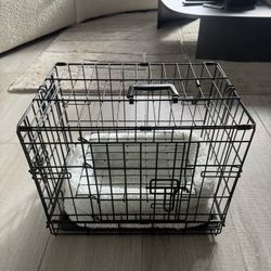Dog Crate With Divider And Bed $30 OBO