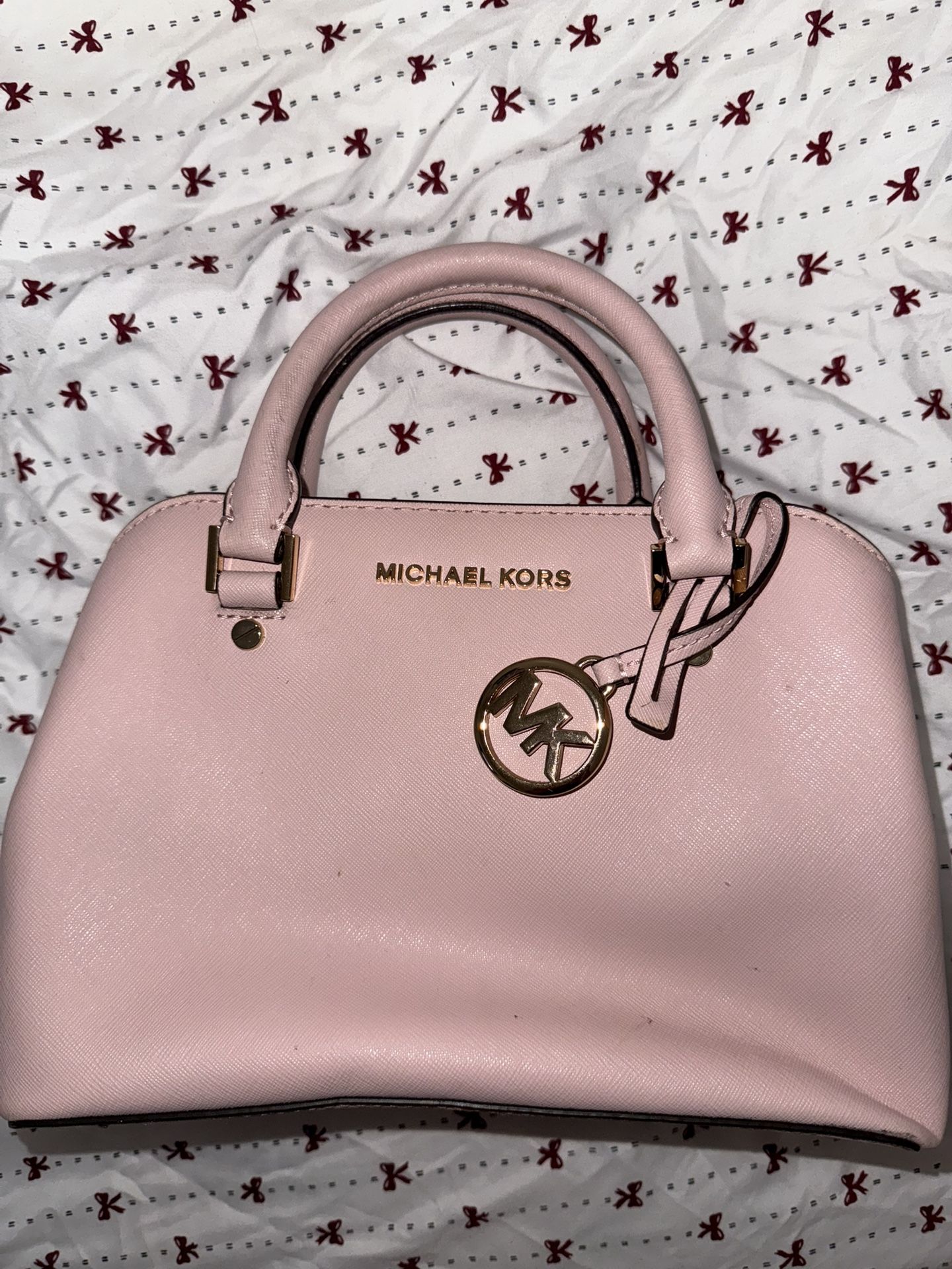 michael kors pink purse 