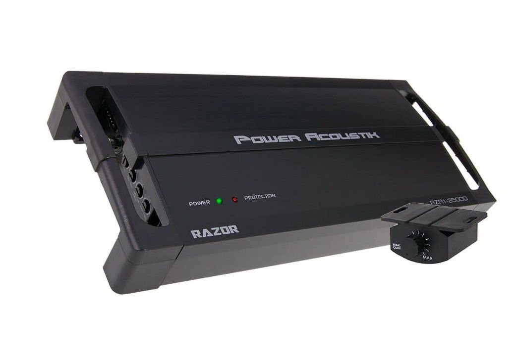 Power Acoustic Razor Mono Sub Amp 2500D