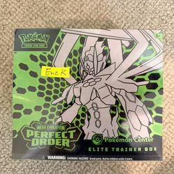 Pokemon Center Perfect Order Elite Trainer Box