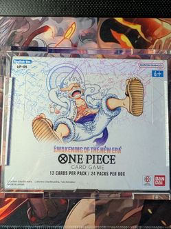 One piece OP-05 booster box w/ acrylic case