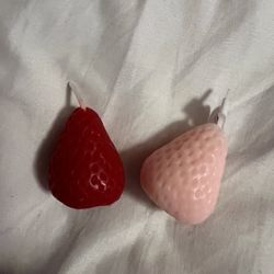 16 Brand New STRAWBERRY CANDLES 🍓 
