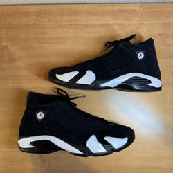 Jordan 14 Black White Sz 10.5